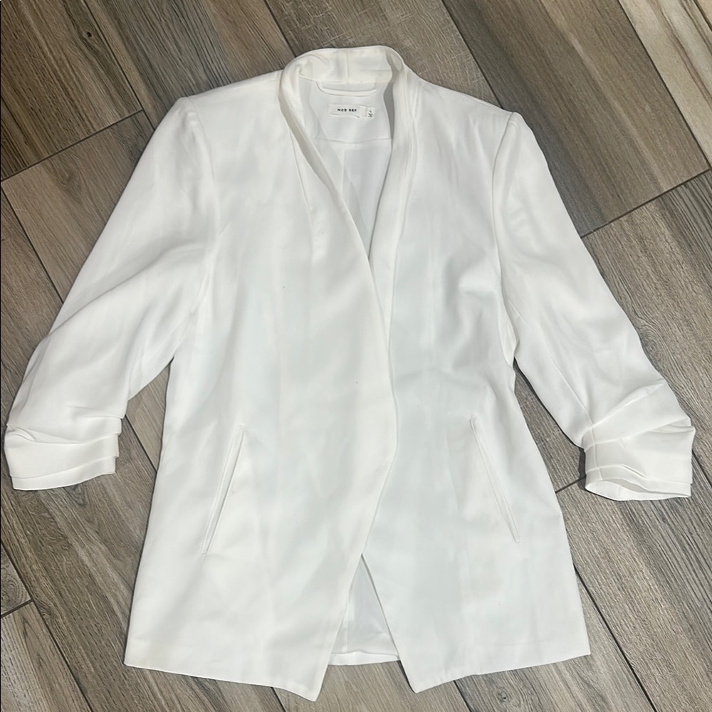 Elegant White Women's Jacket